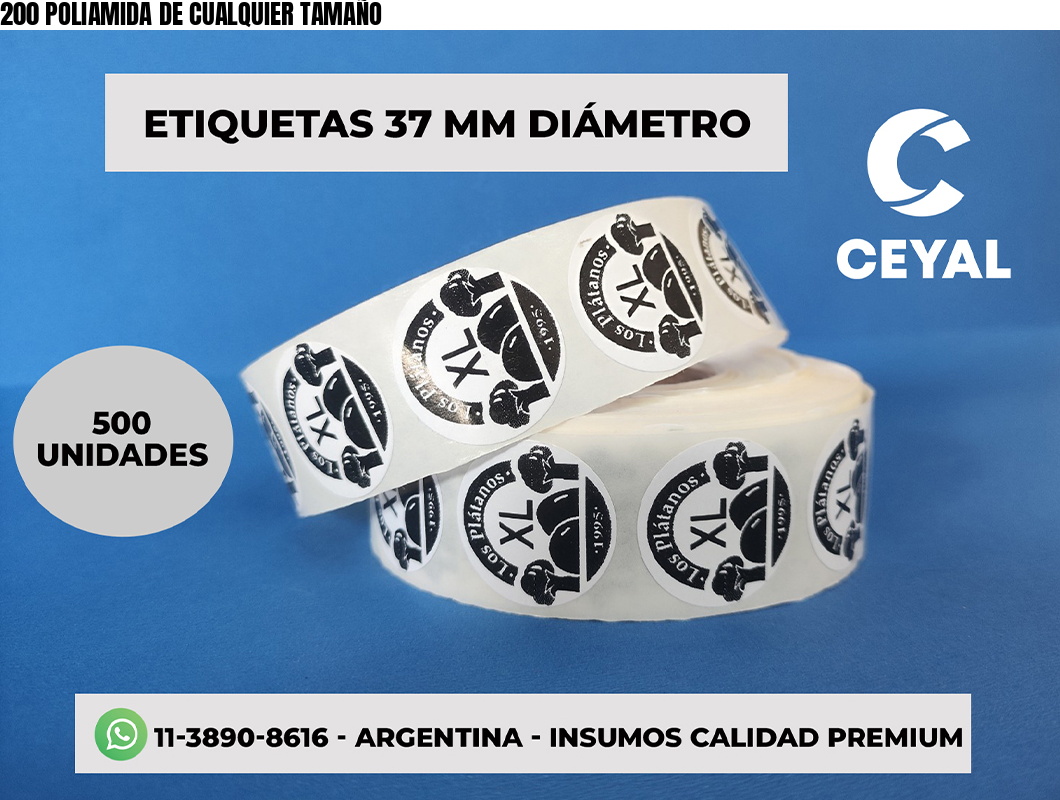 200 POLIAMIDA DE CUALQUIER TAMAÑO