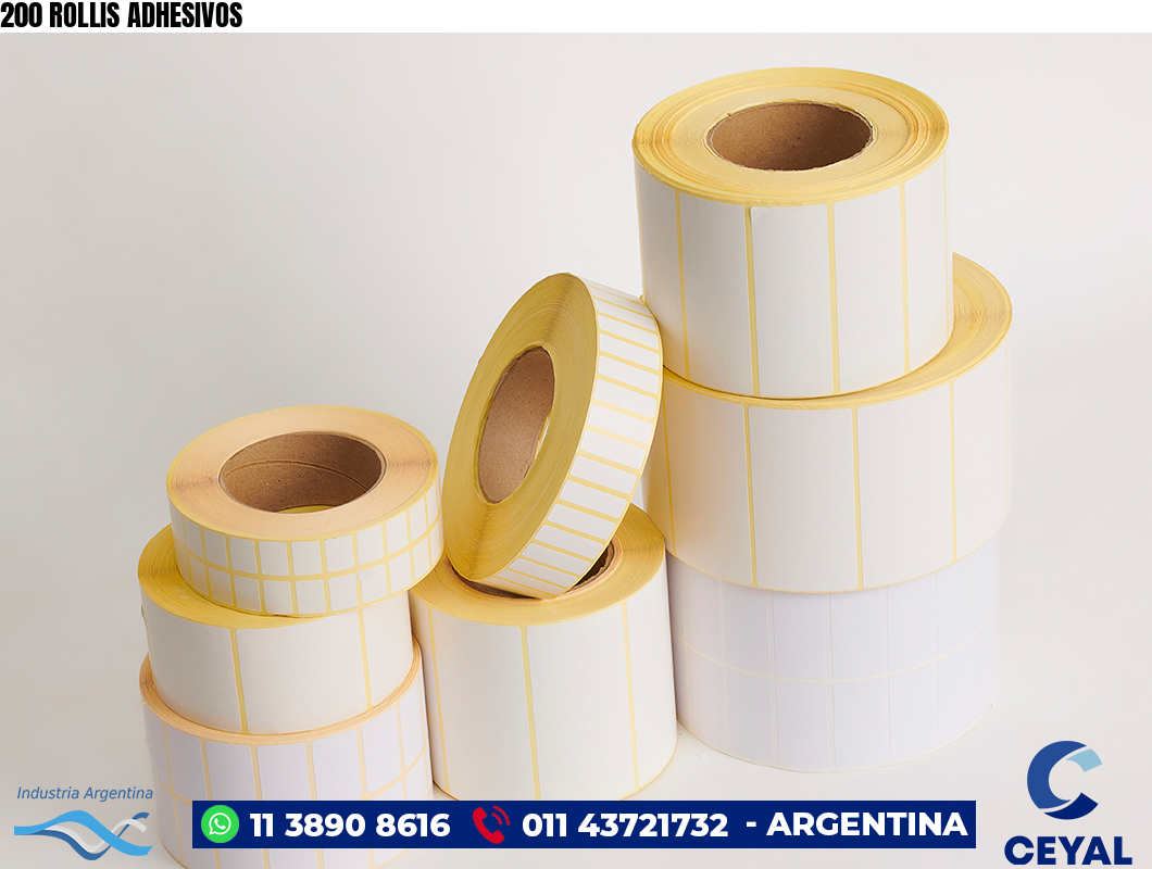 200 ROLLIS ADHESIVOS
