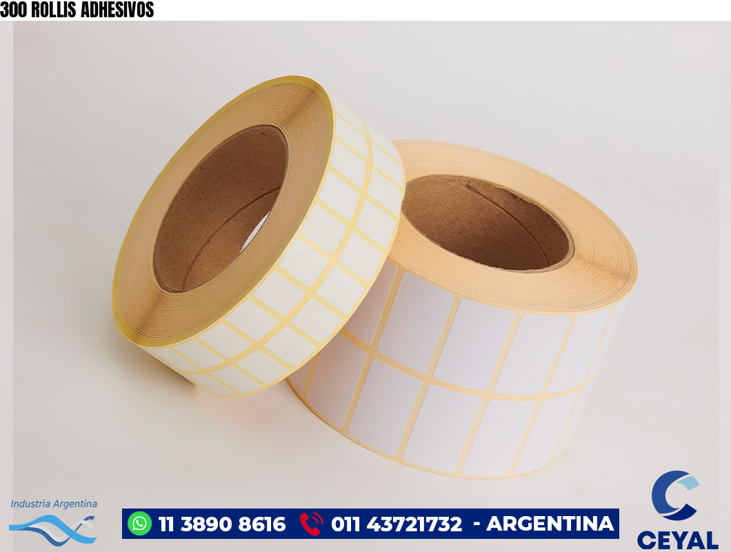 300 ROLLIS ADHESIVOS