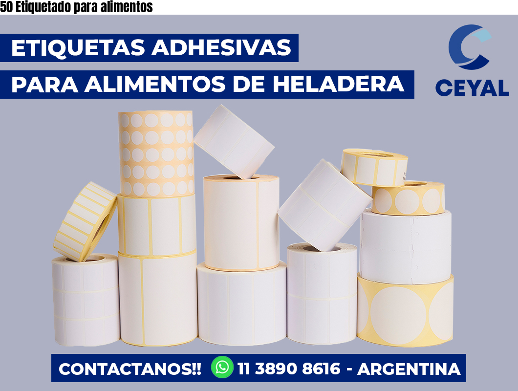 50 Etiquetado para alimentos