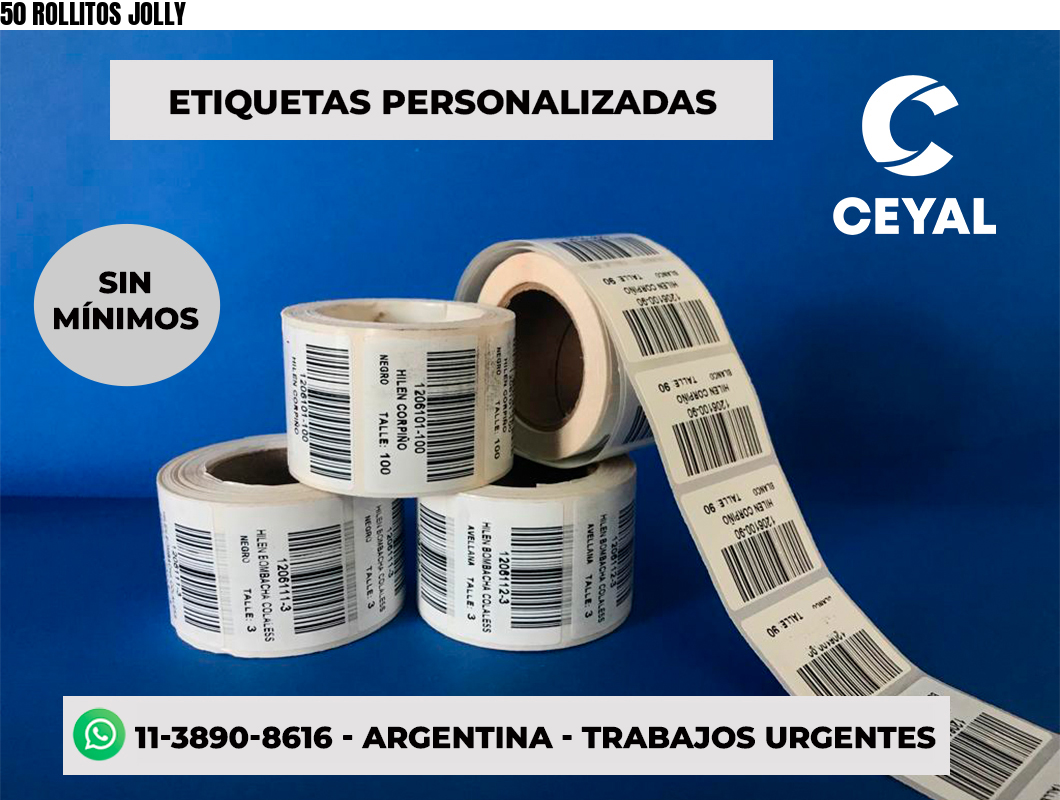 50 ROLLITOS JOLLY