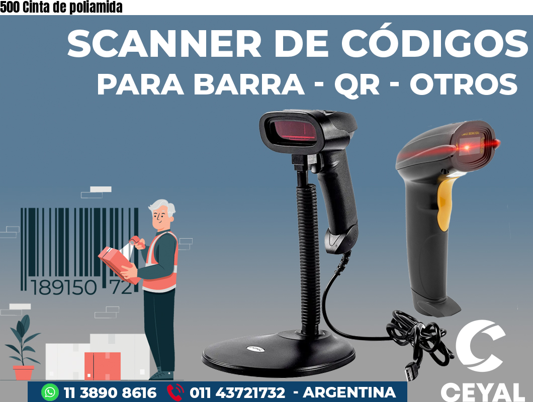 500 Cinta de poliamida