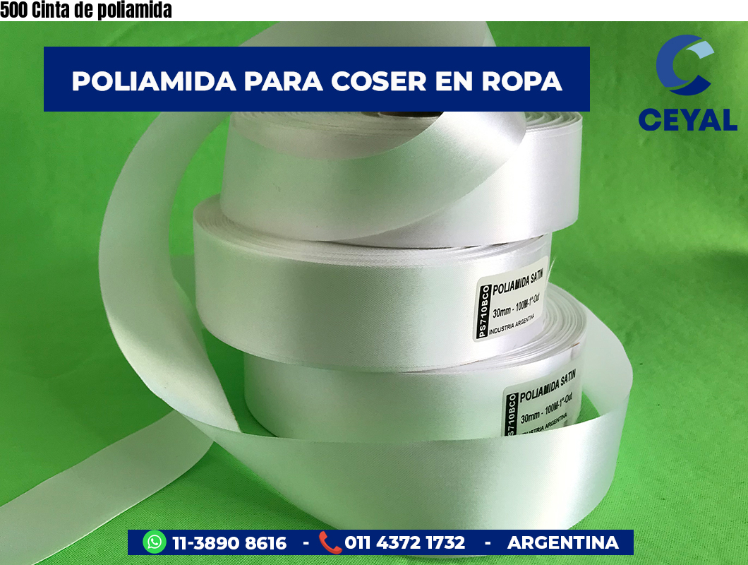 500 Cinta de poliamida