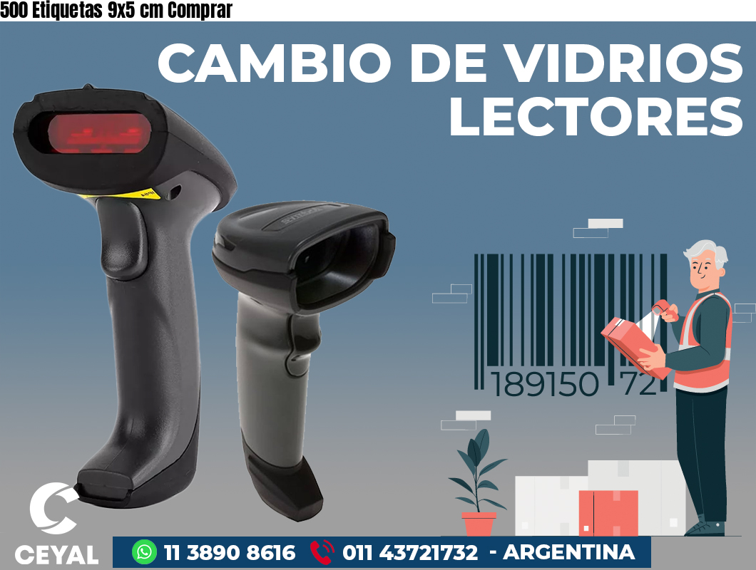 500 Etiquetas 9x5 cm Comprar