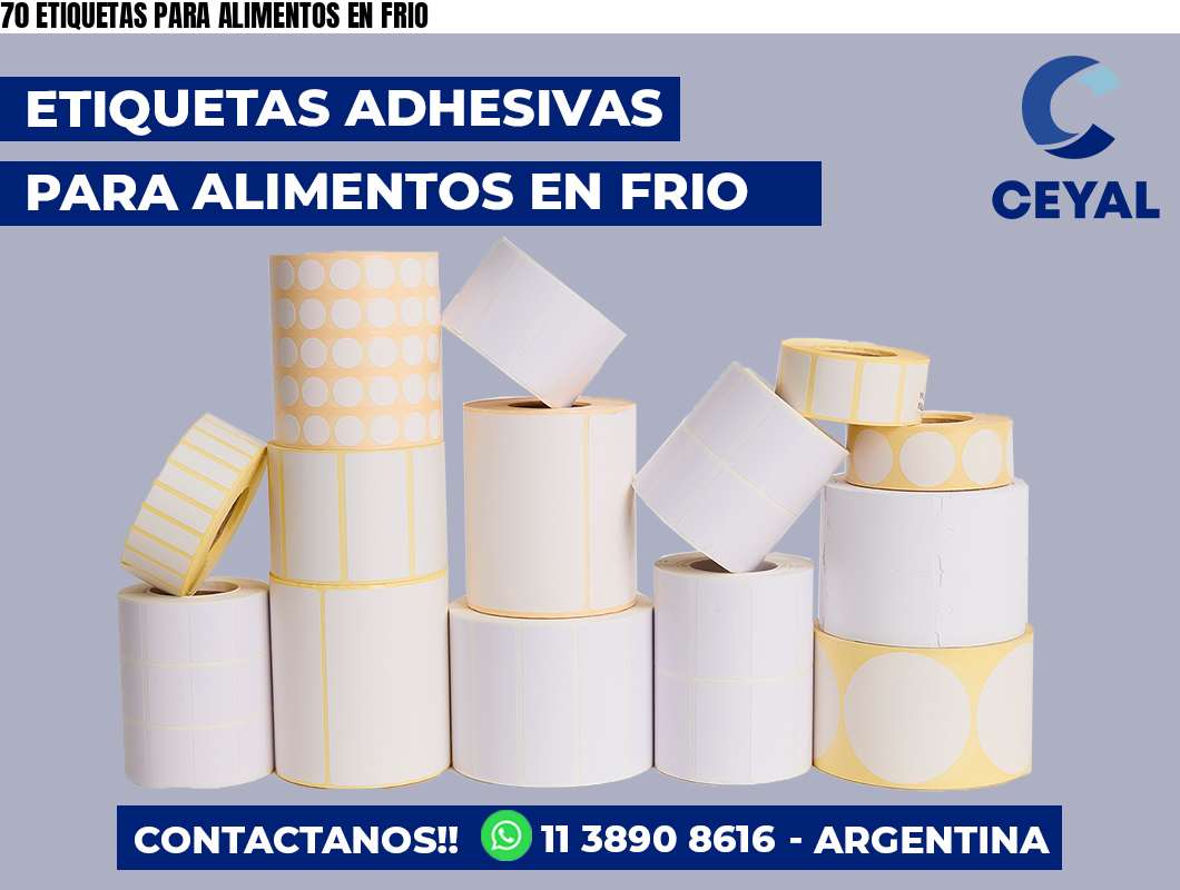 70 ETIQUETAS PARA ALIMENTOS EN FRIO