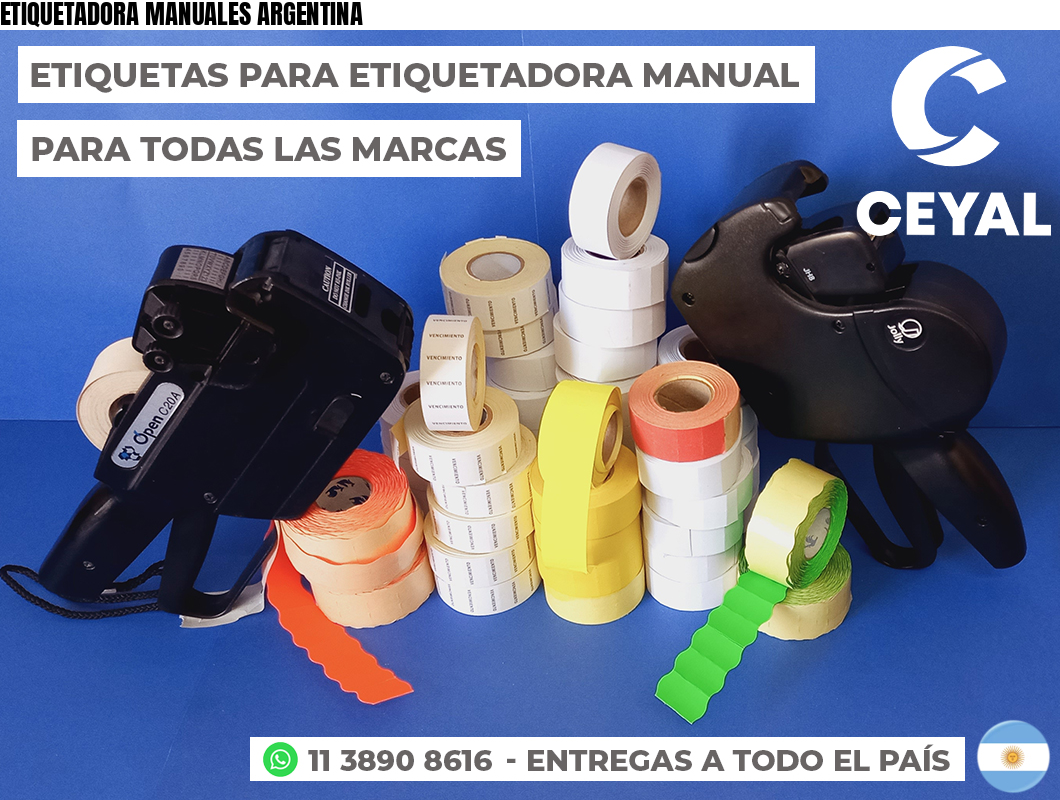 ETIQUETADORA MANUALES ARGENTINA