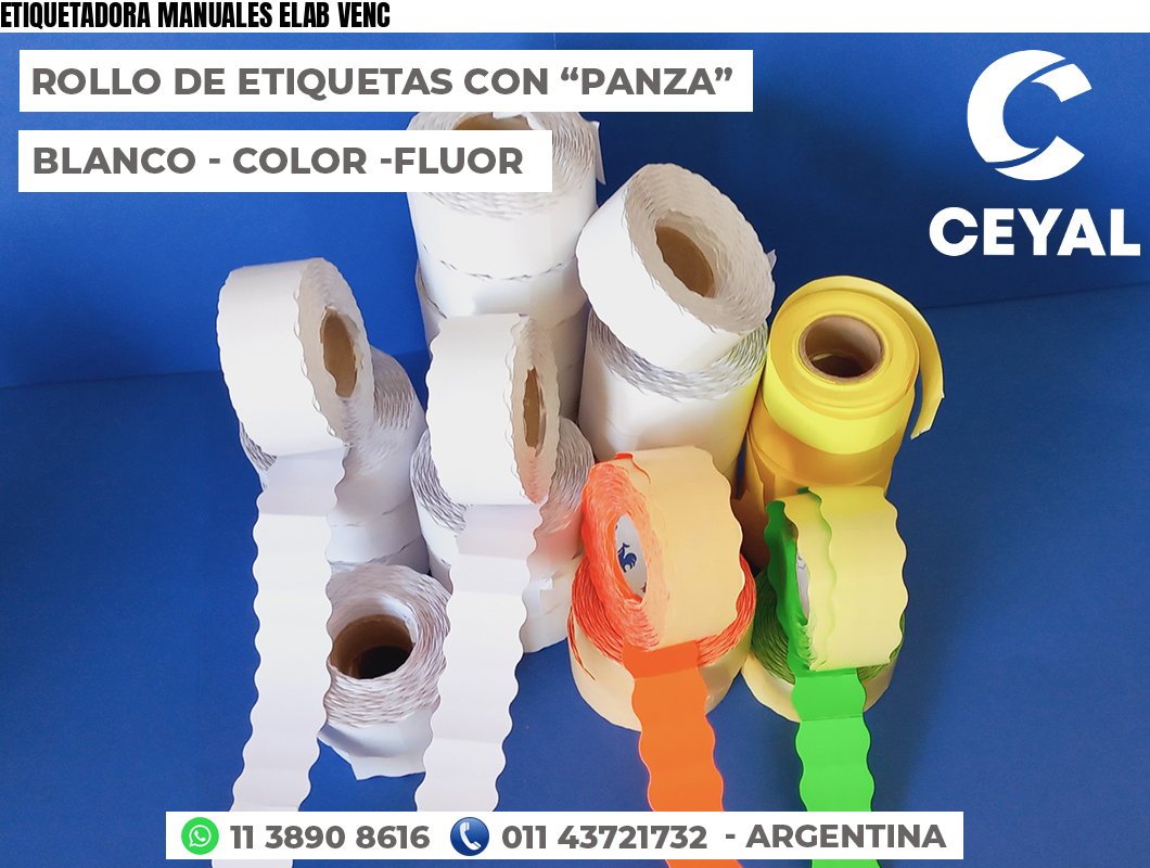 ETIQUETADORA MANUALES ELAB VENC