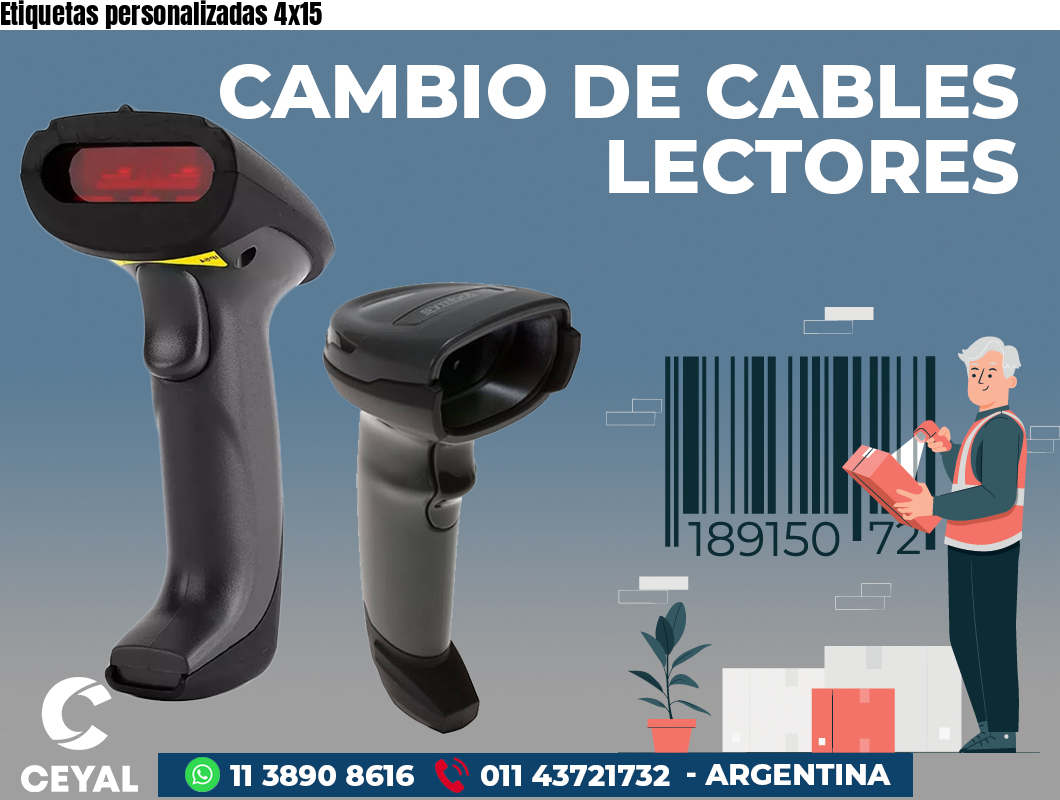 Etiquetas personalizadas 4x15