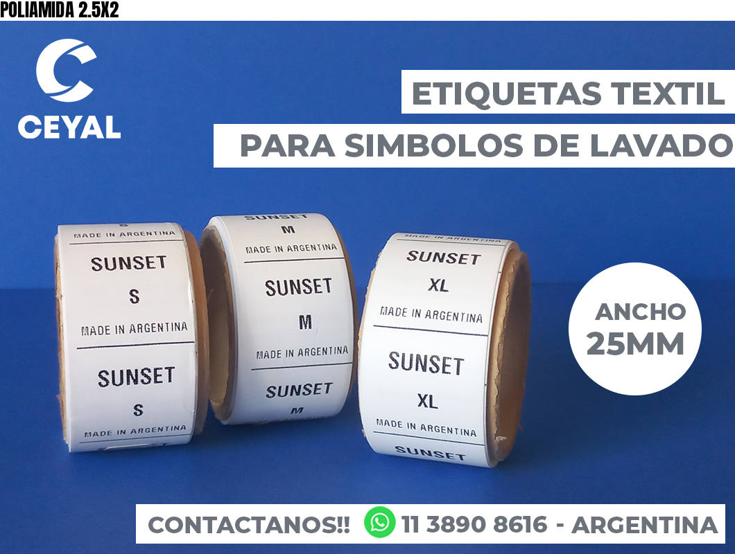 POLIAMIDA 2.5X2