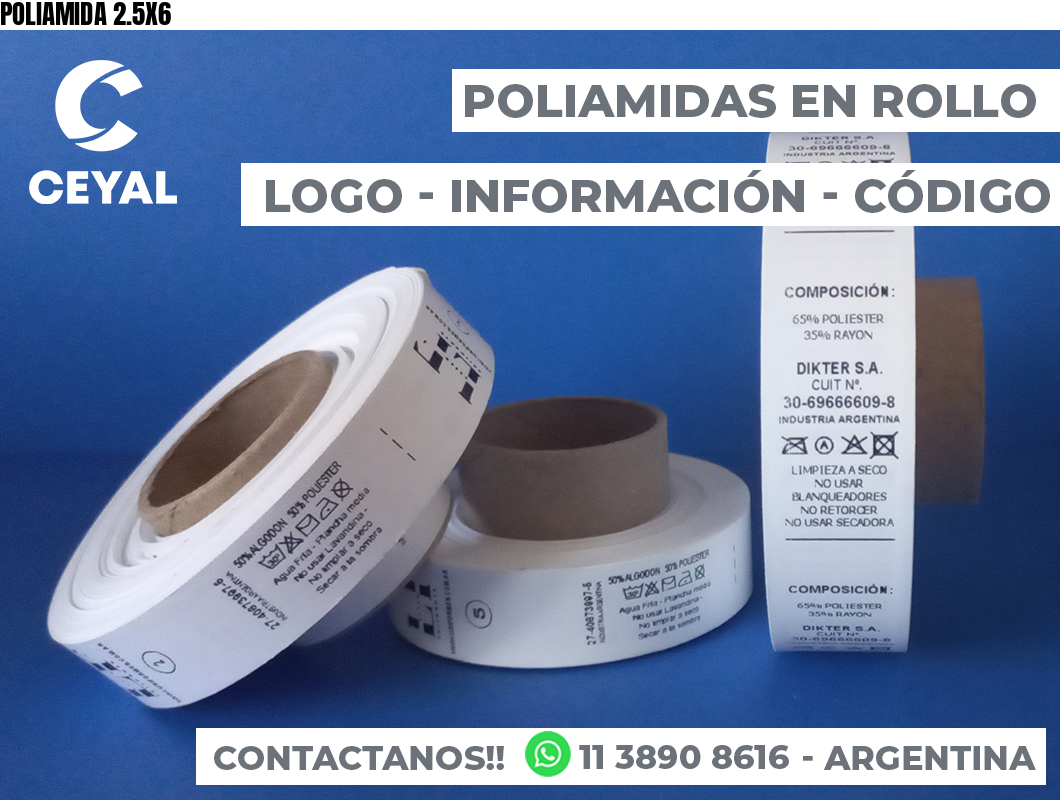 POLIAMIDA 2.5X6