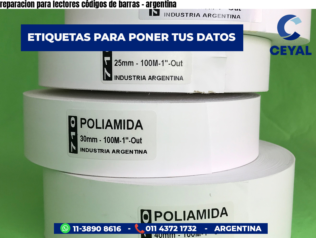reparacion para lectores códigos de barras - argentina