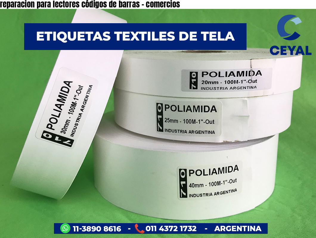 reparacion para lectores códigos de barras - comercios