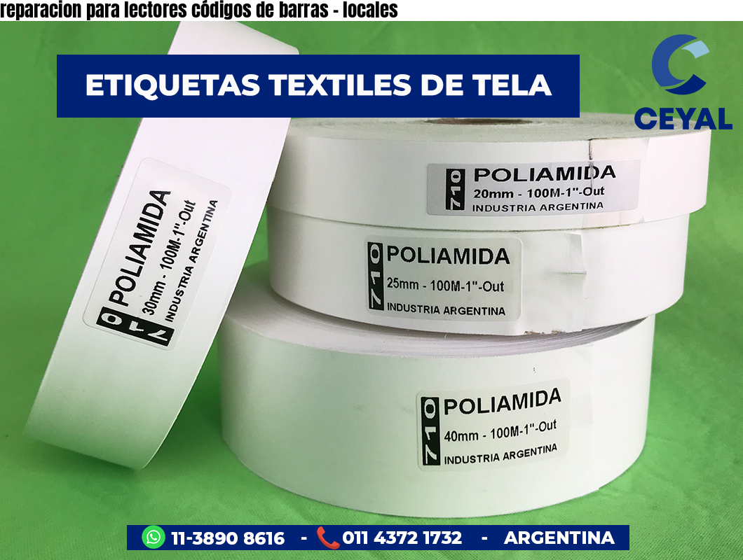 reparacion para lectores códigos de barras - locales