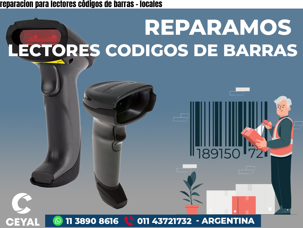 reparacion para lectores códigos de barras – locales