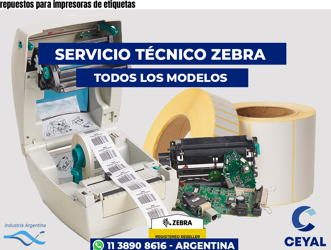 repuestos para impresoras de etiquetas