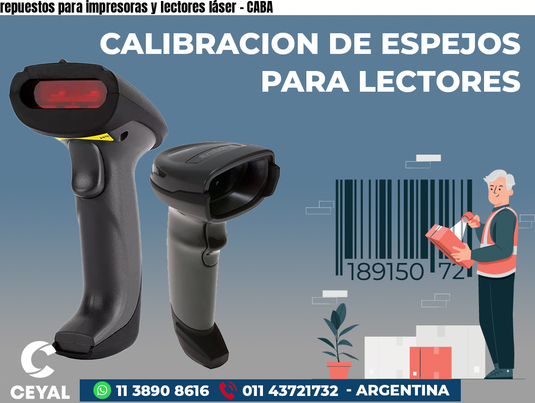 repuestos para impresoras y lectores láser - CABA