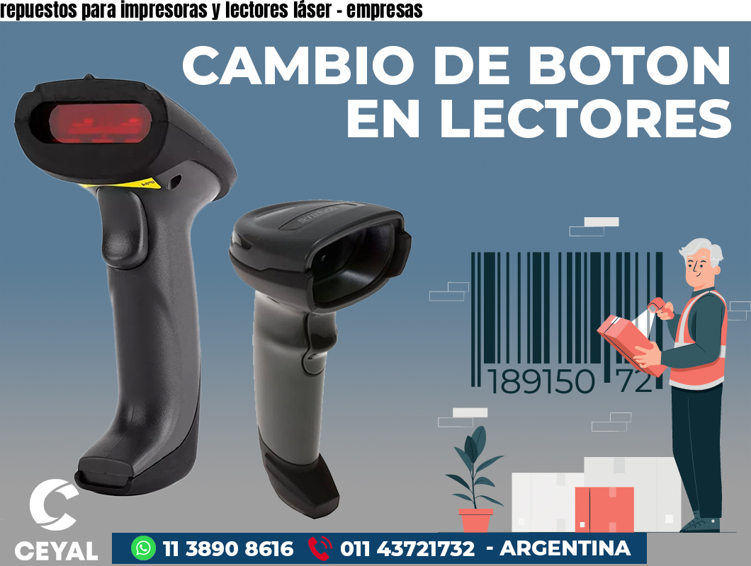 repuestos para impresoras y lectores láser - empresas