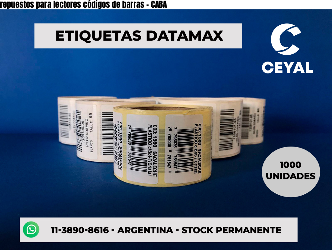repuestos para lectores códigos de barras - CABA