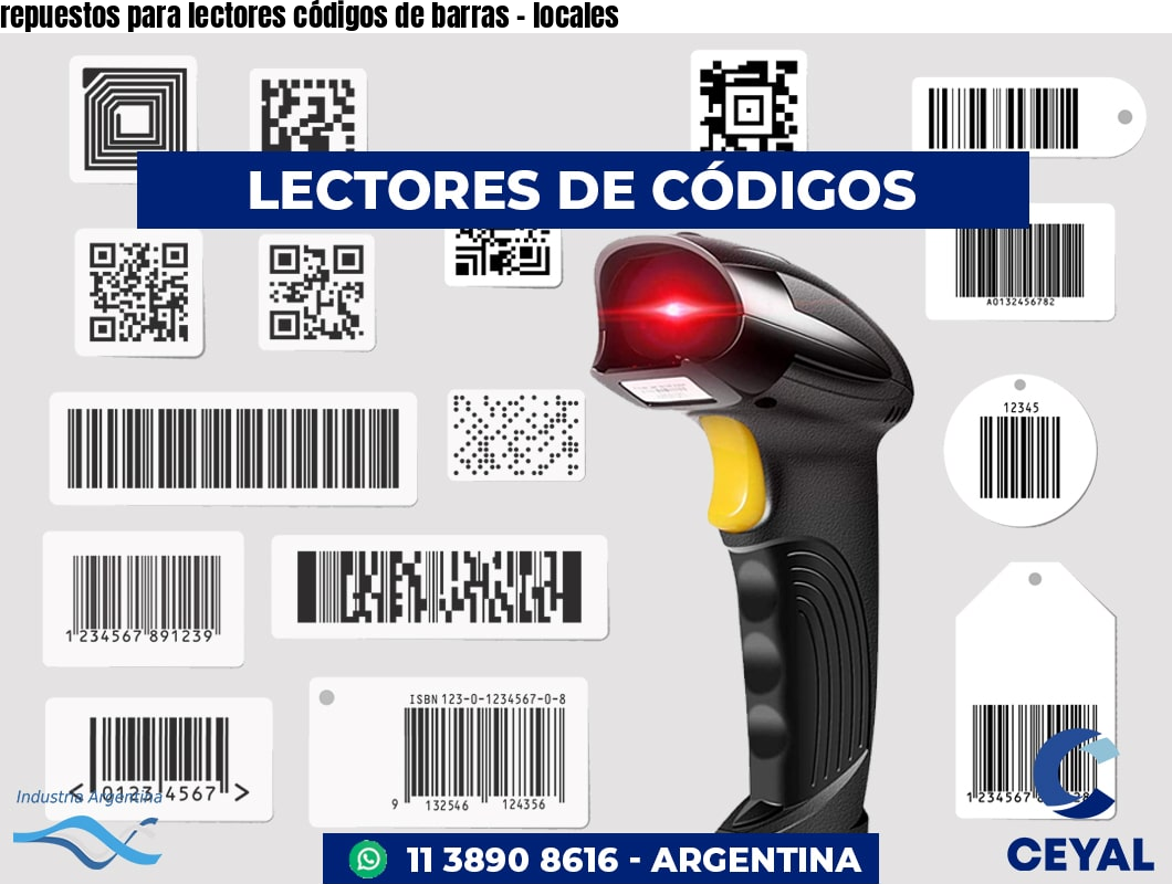 repuestos para lectores códigos de barras - locales