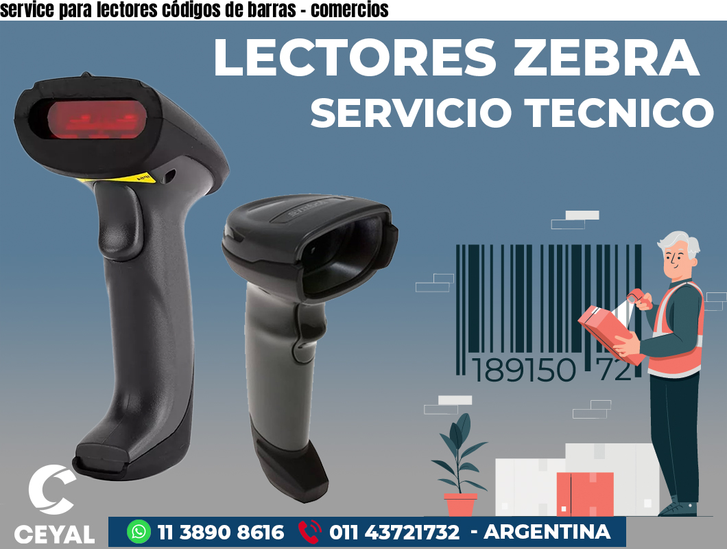 service para lectores códigos de barras – comercios