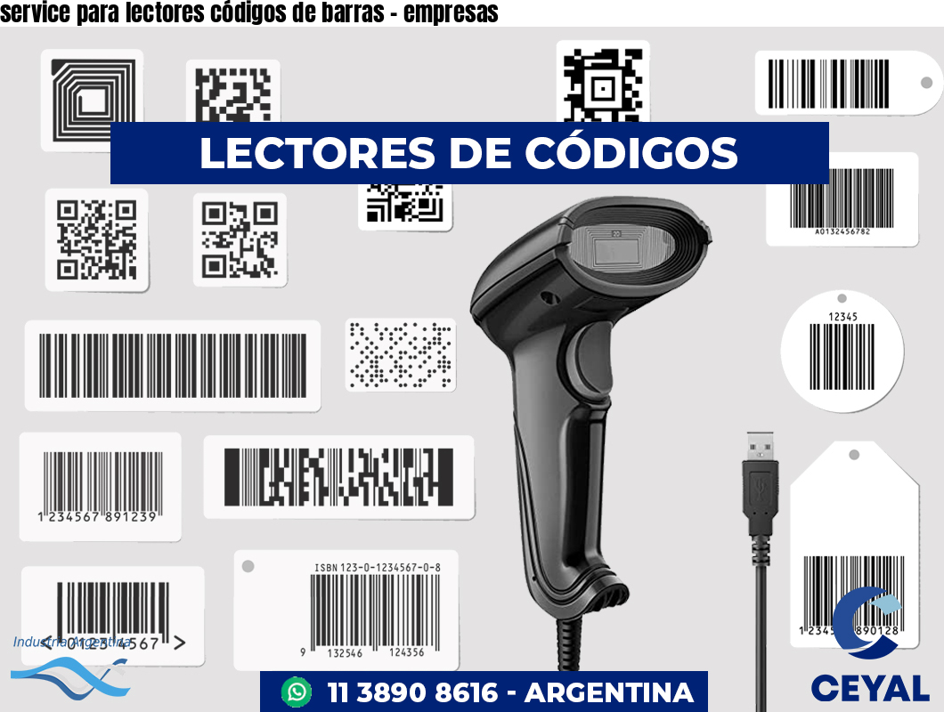 service para lectores códigos de barras - empresas