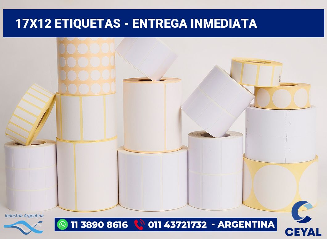 17x12 Etiquetas