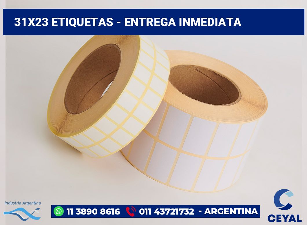 31×23 Etiquetas