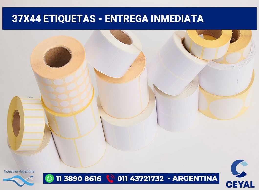 37x44 Etiquetas