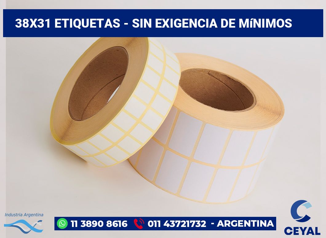 38×31 Etiquetas