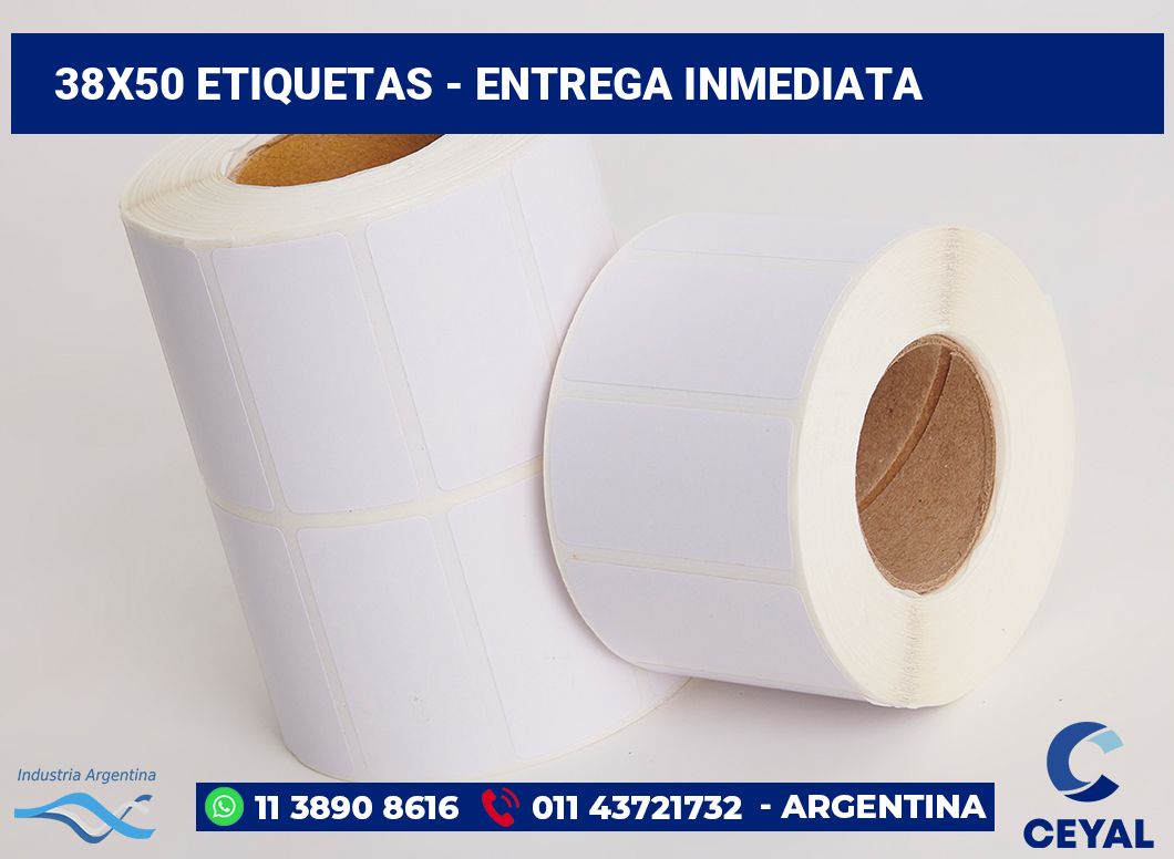 38×50 Etiquetas
