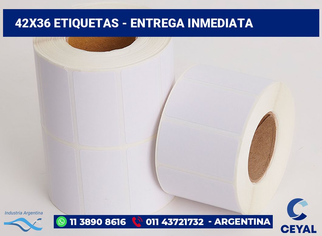 42×36 Etiquetas