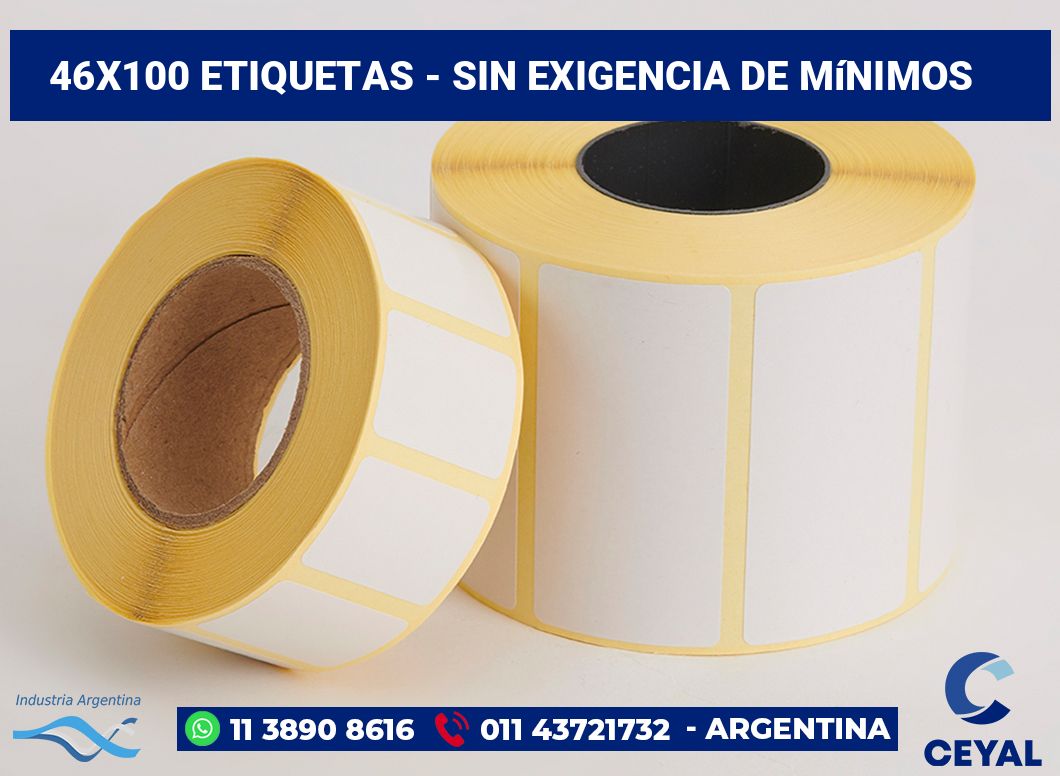 46×100 Etiquetas