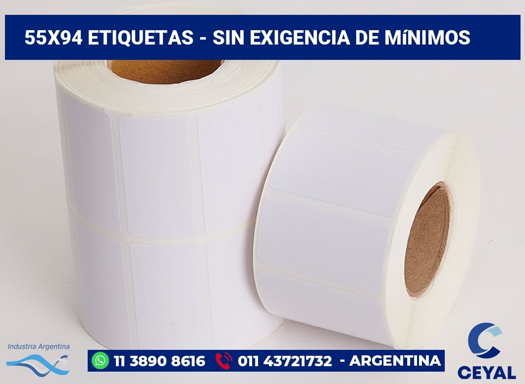 55x94 Etiquetas