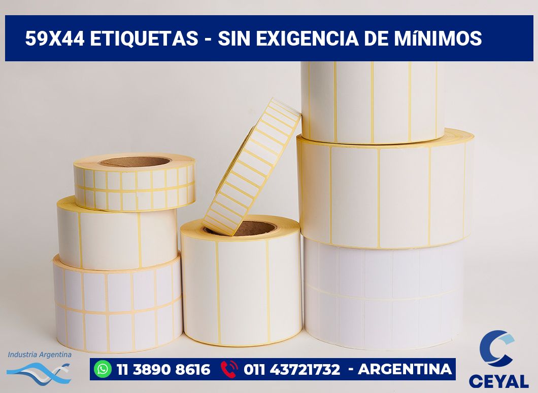 59×44 Etiquetas