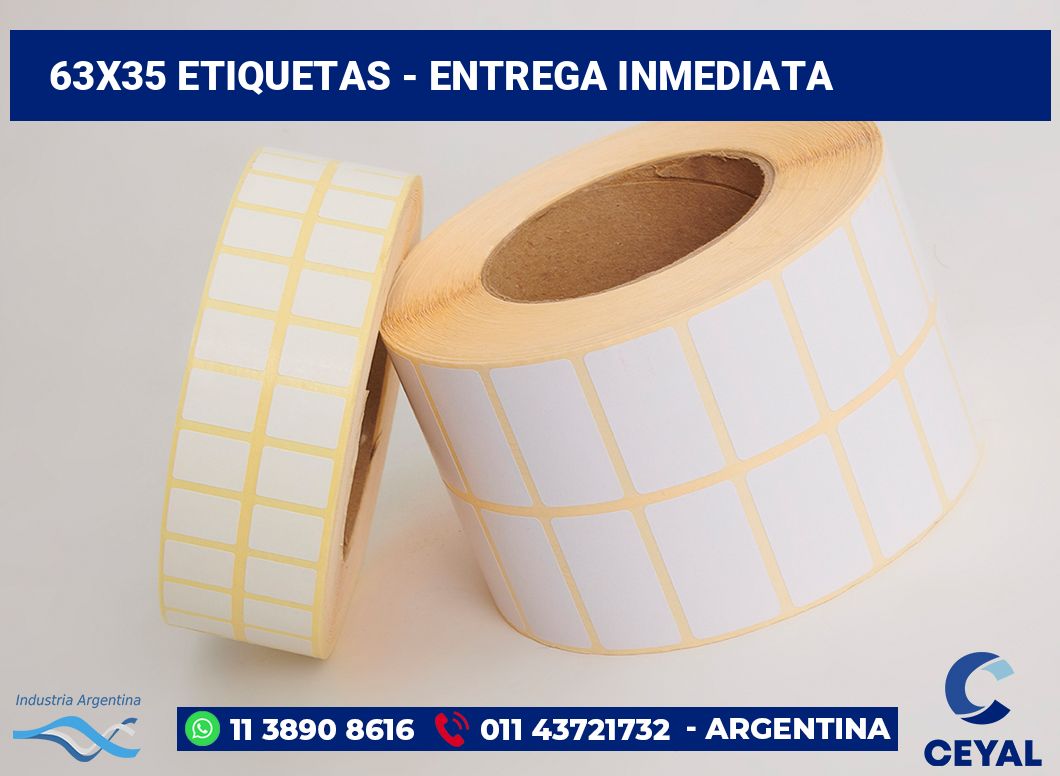 63×35 Etiquetas