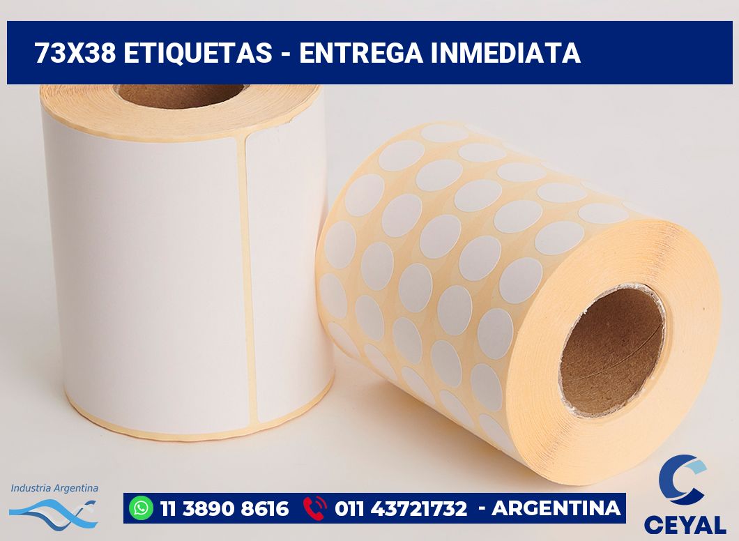 73×38 Etiquetas