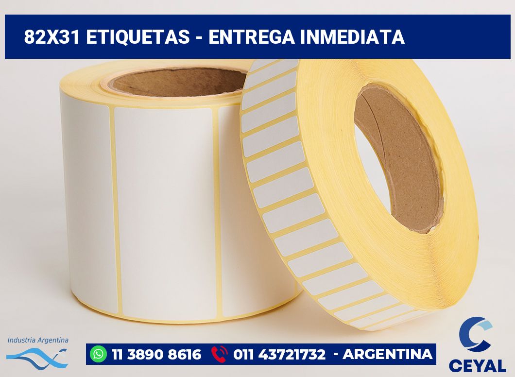 82×31 Etiquetas