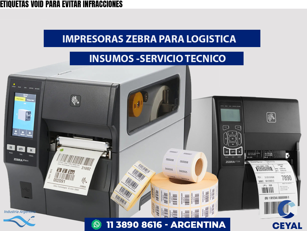 ETIQUETAS VOID PARA EVITAR INFRACCIONES