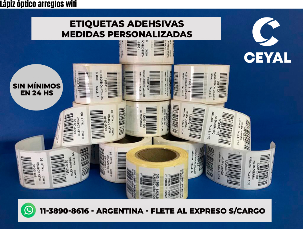 Lápiz óptico arreglos wifi