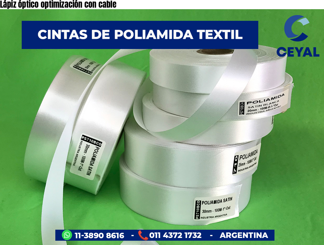 Lápiz óptico optimización con cable