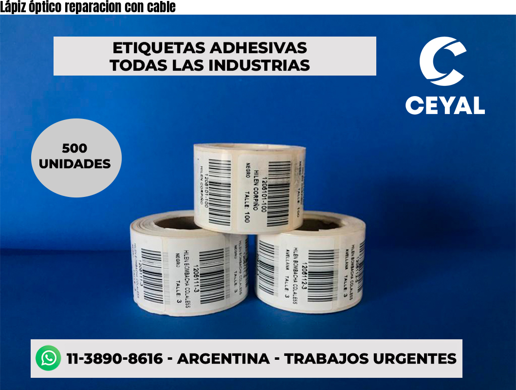Lápiz óptico reparacion con cable
