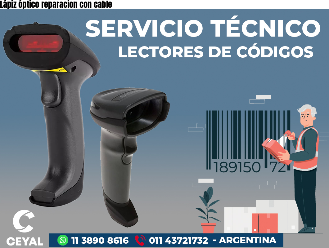 Lápiz óptico reparacion con cable