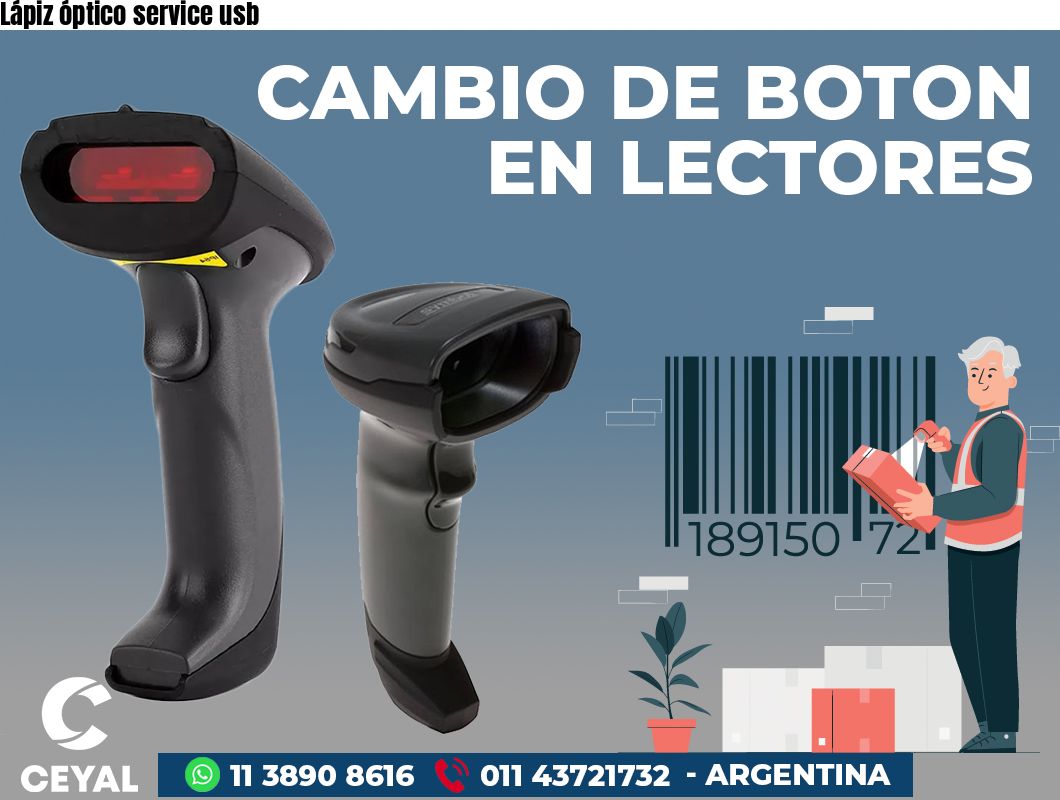 Lápiz óptico service usb