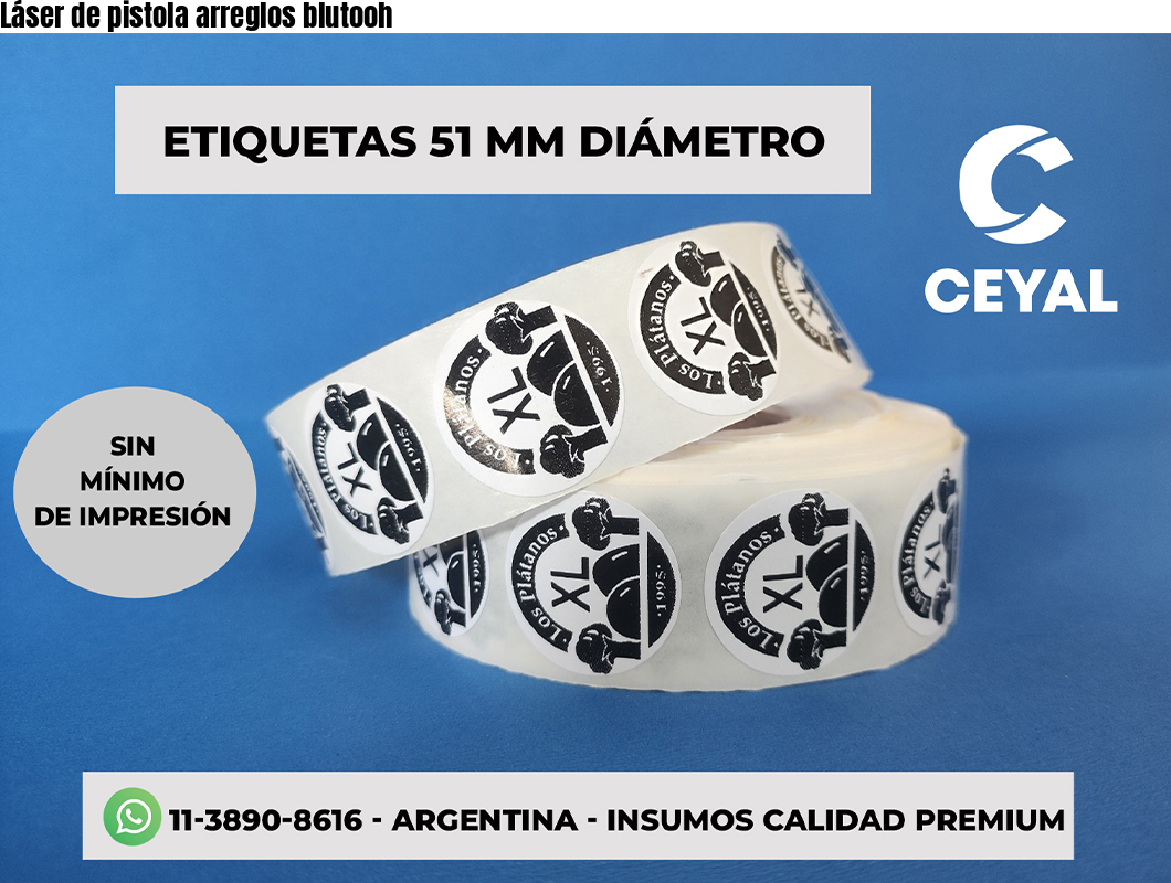 Láser de pistola arreglos blutooh