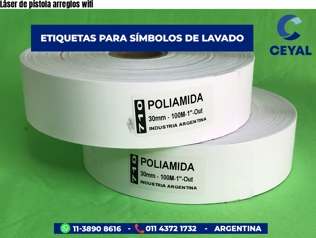 Láser de pistola arreglos wifi