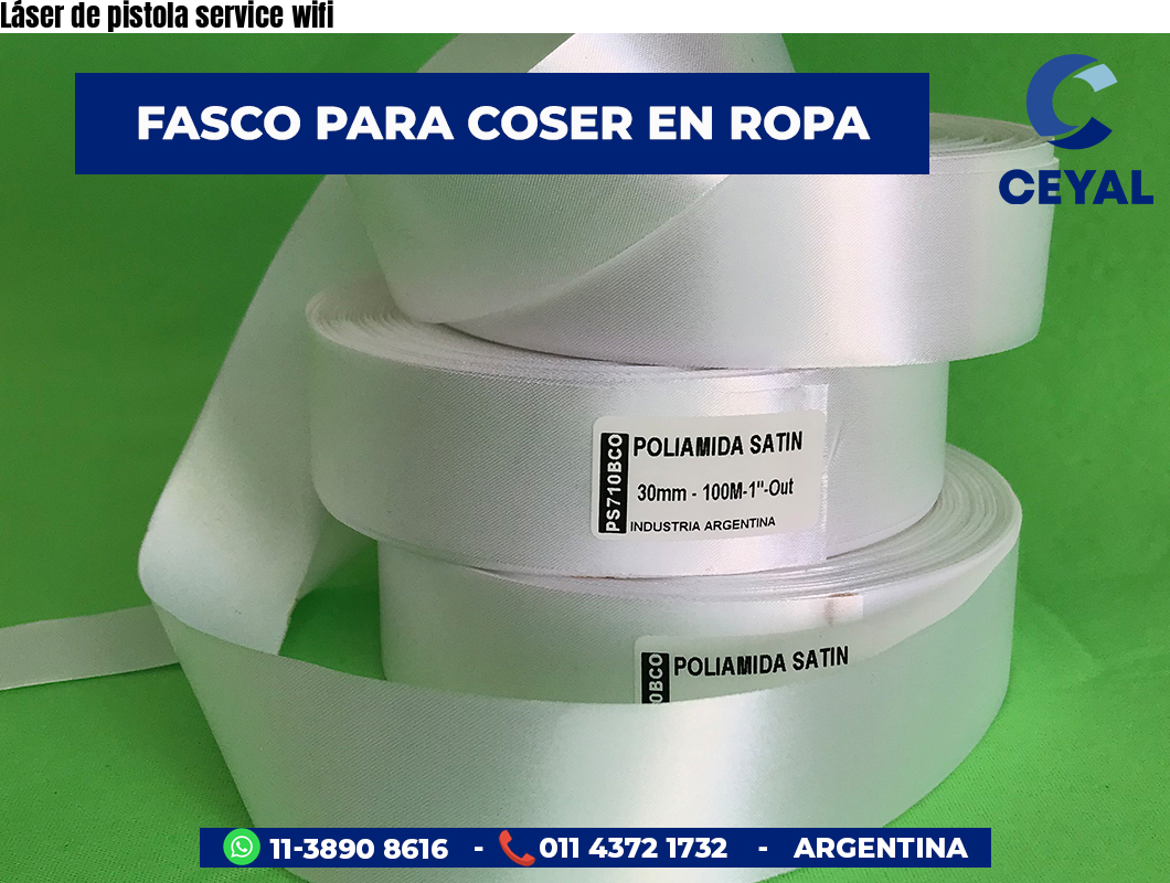 Láser de pistola service wifi
