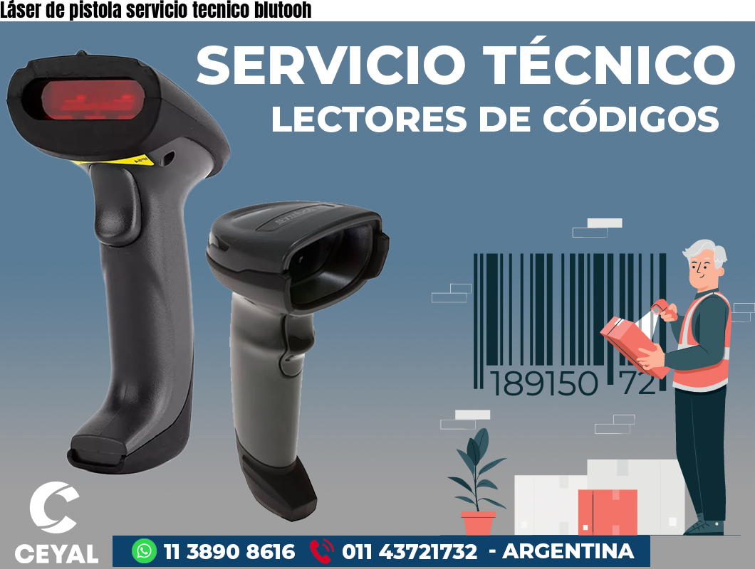 Láser de pistola servicio tecnico blutooh