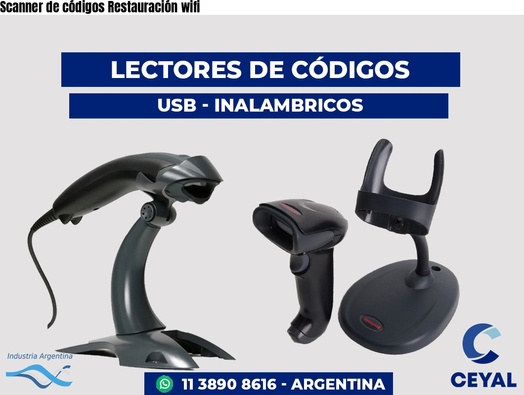 Scanner de códigos Restauración wifi
