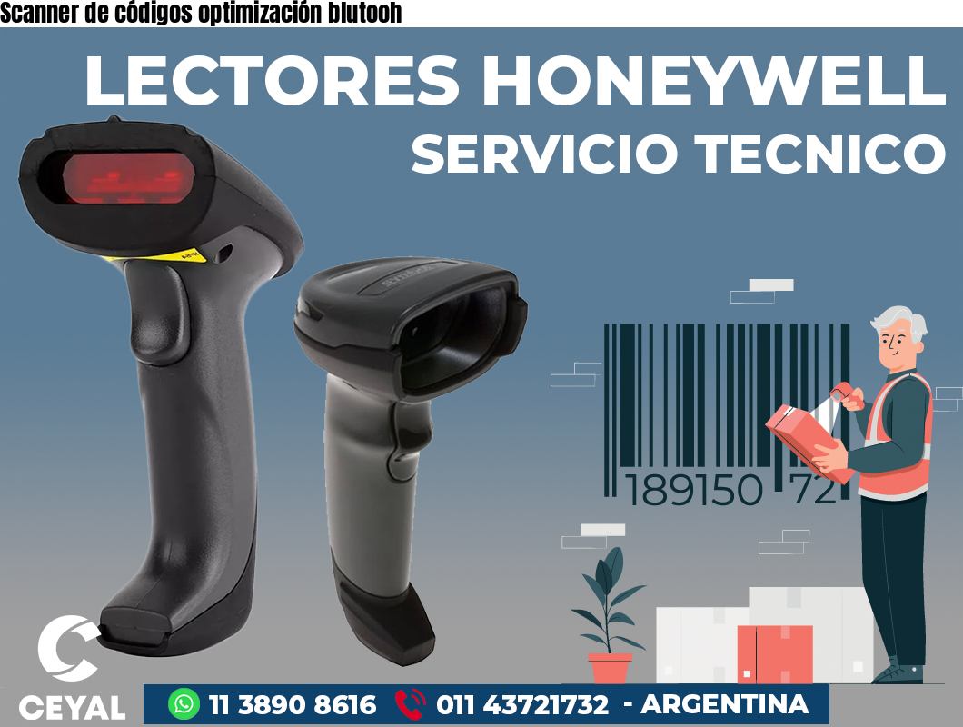 Scanner de códigos optimización blutooh