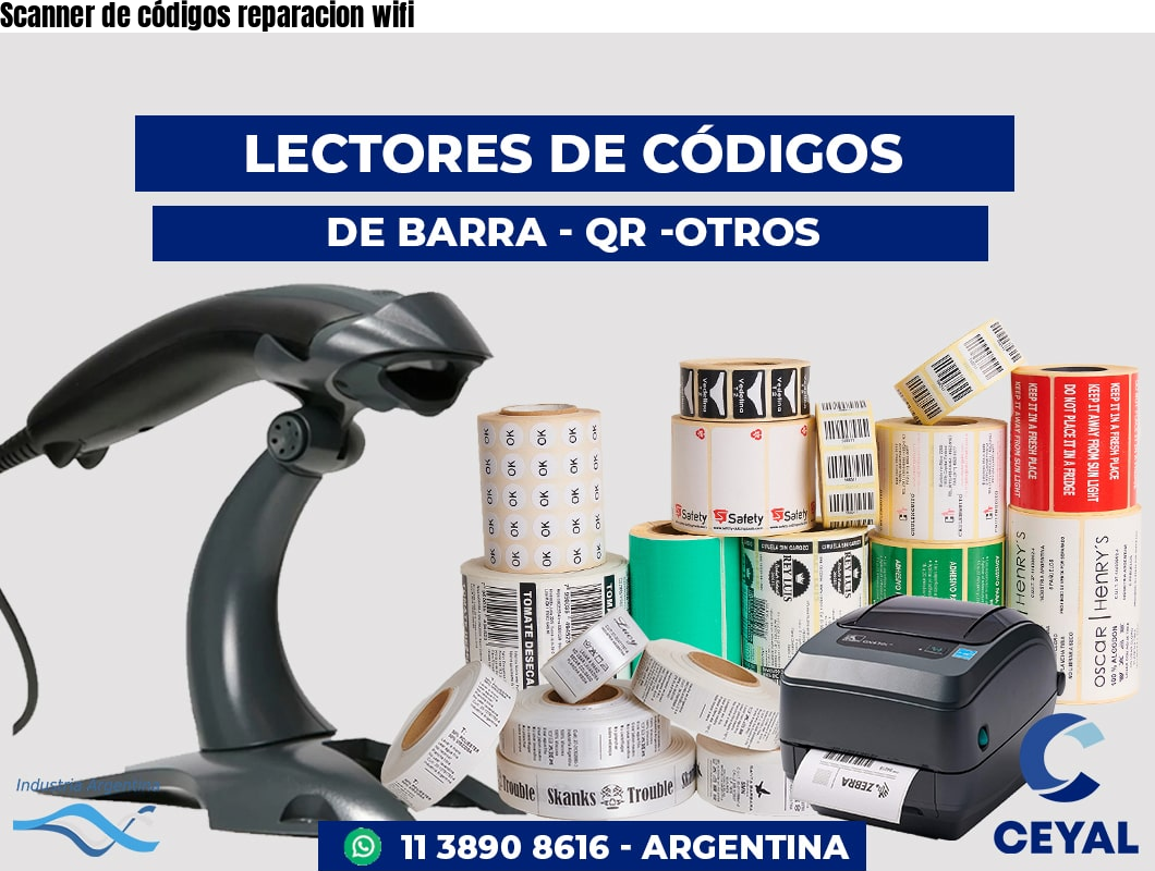 Scanner de códigos reparacion wifi